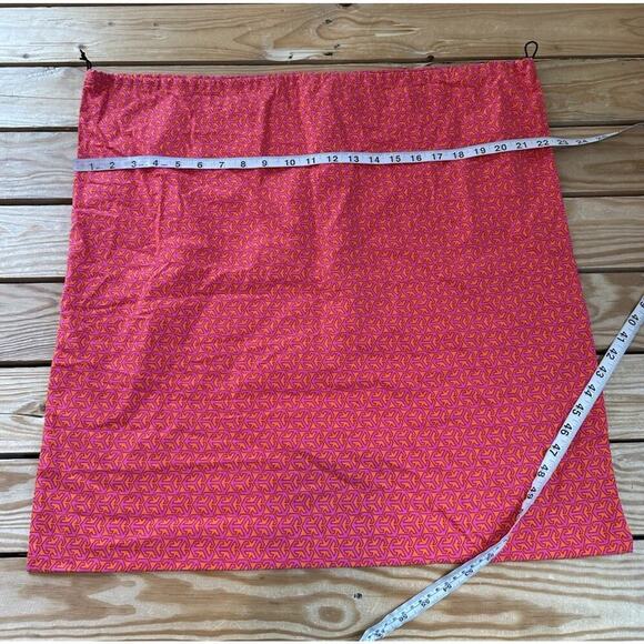 Tory Burch Drawstring Duster Bag One Size Pink - Picture 4 of 5